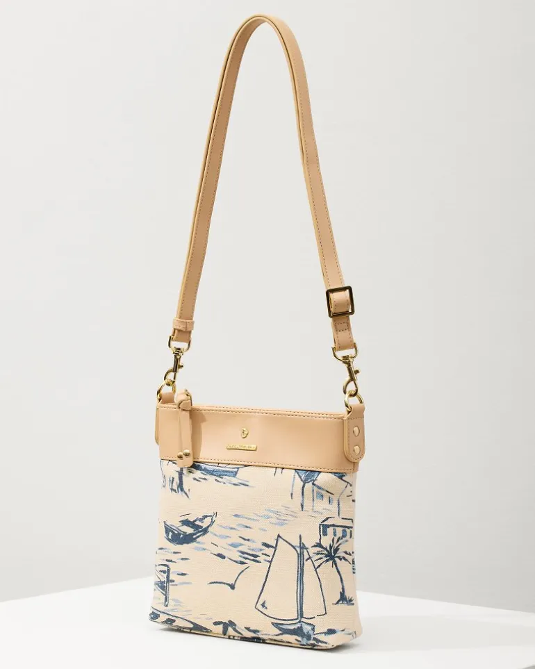 Sale Tommy Bahama Hipster Crossbody Bag Daise Seascape