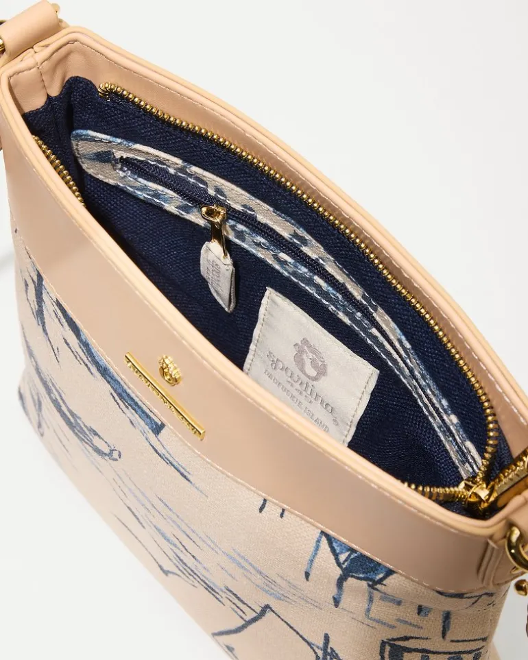 Sale Tommy Bahama Hipster Crossbody Bag Daise Seascape
