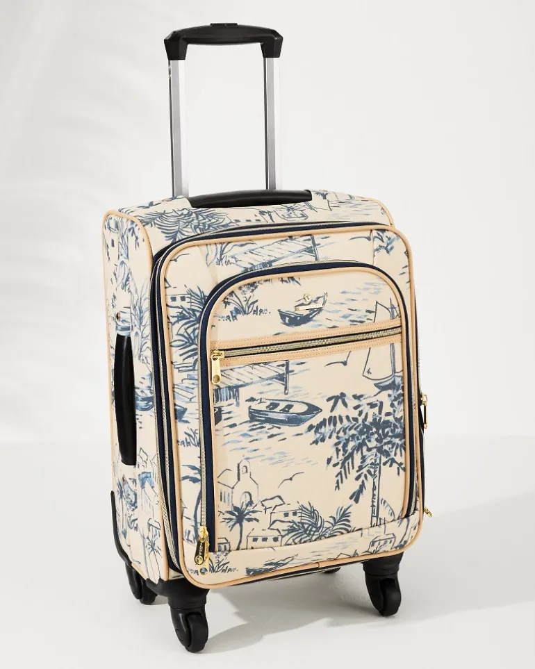 Clearance Tommy Bahama 20-Inch Rolling Suitcase Daise Seascape