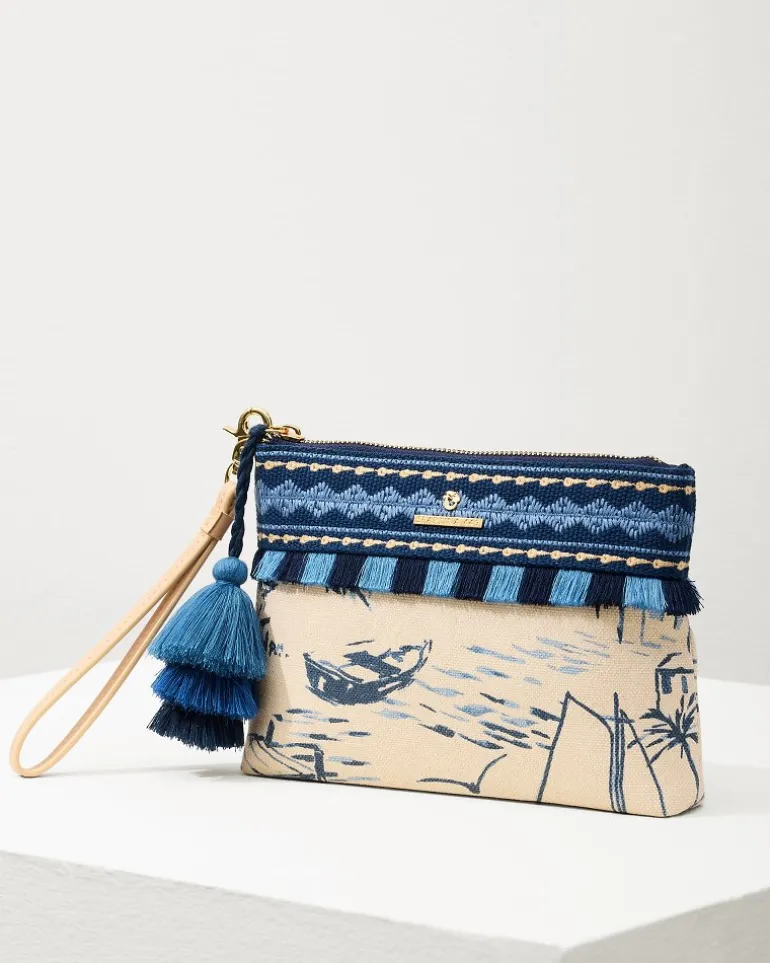 Discount Tommy Bahama Maci Wristlet Daise Seascape