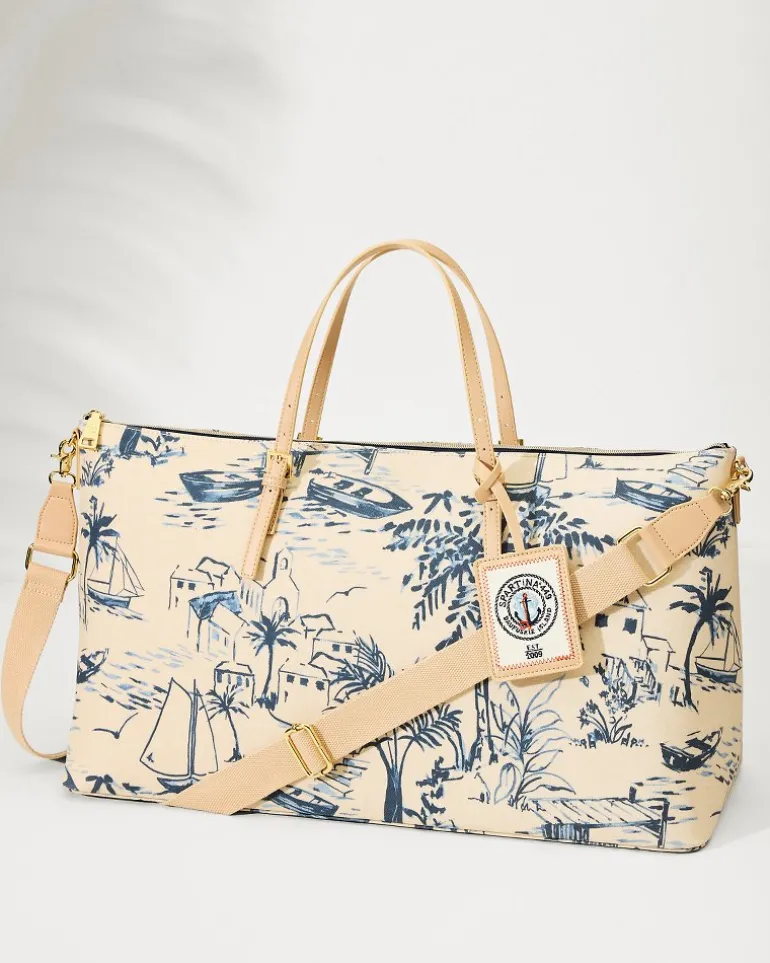 Best Sale Tommy Bahama Voyager Duffel Bag Daise Seascape