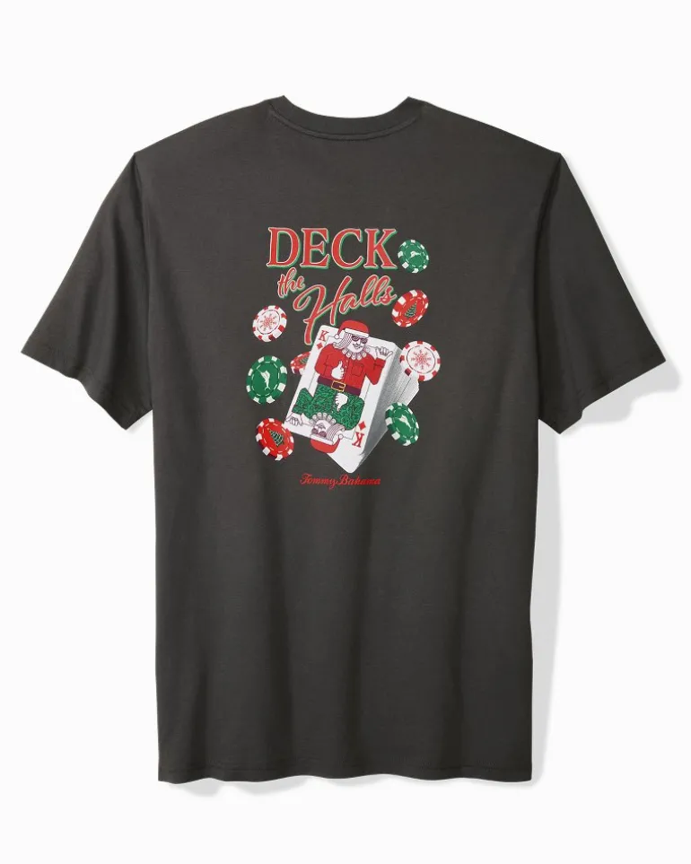 Shop Tommy Bahama Deck the Halls Graphic T-Shirt Coal