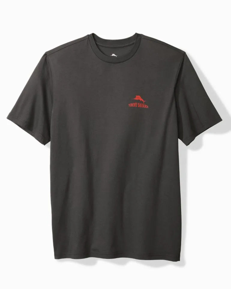 Shop Tommy Bahama Deck the Halls Graphic T-Shirt Coal