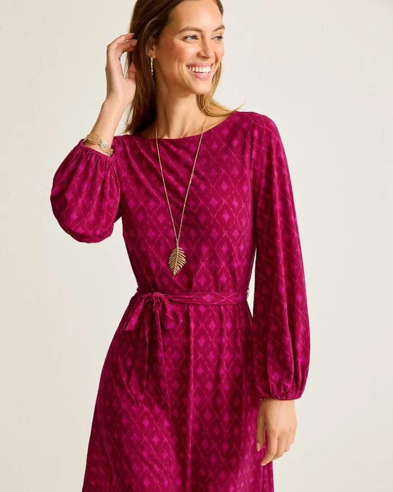 Hot Tommy Bahama Diamond Cay Long-Sleeve Dress Night Flower