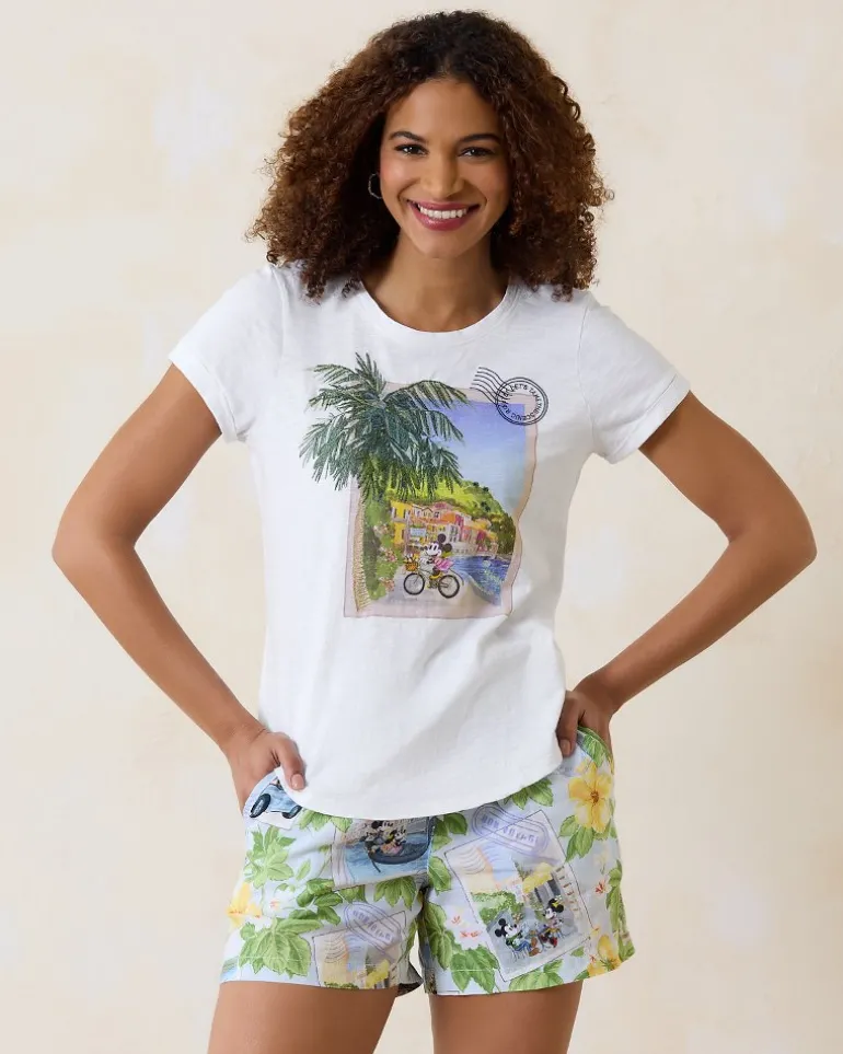 Flash Sale Tommy Bahama Disney Take the Scenic Route Lux T-Shirt White