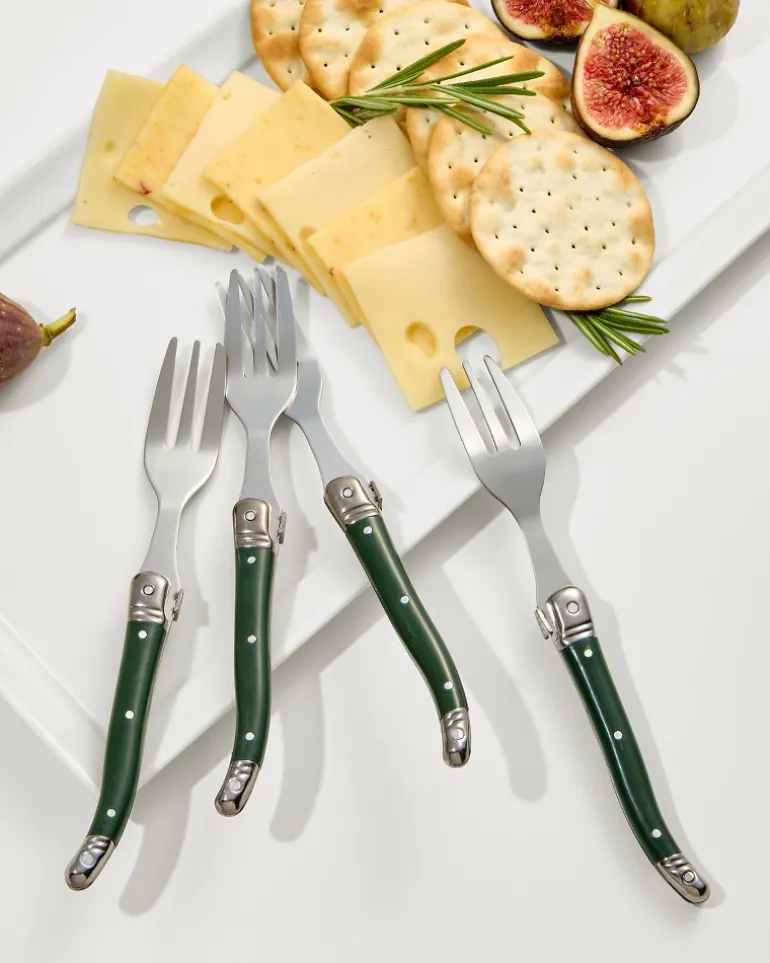 Store Tommy Bahama Eat, Drink & Be Merry Appetizer Fork Set Green
