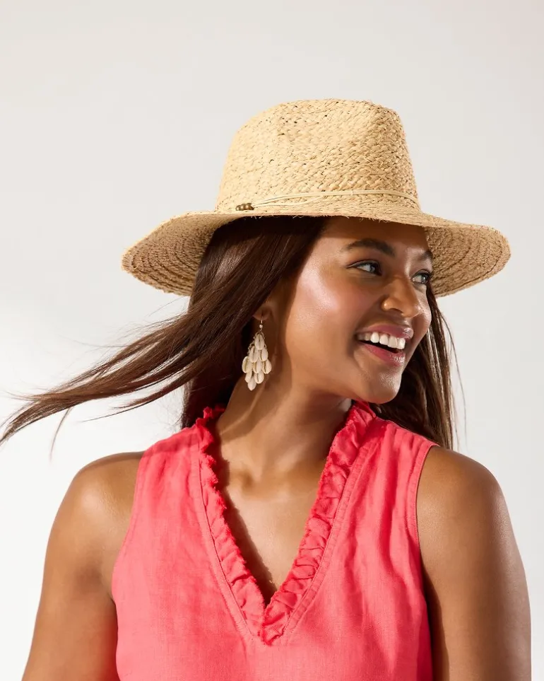 Sale Tommy Bahama Eliza Raffia Rancher Hat Natural/Tan