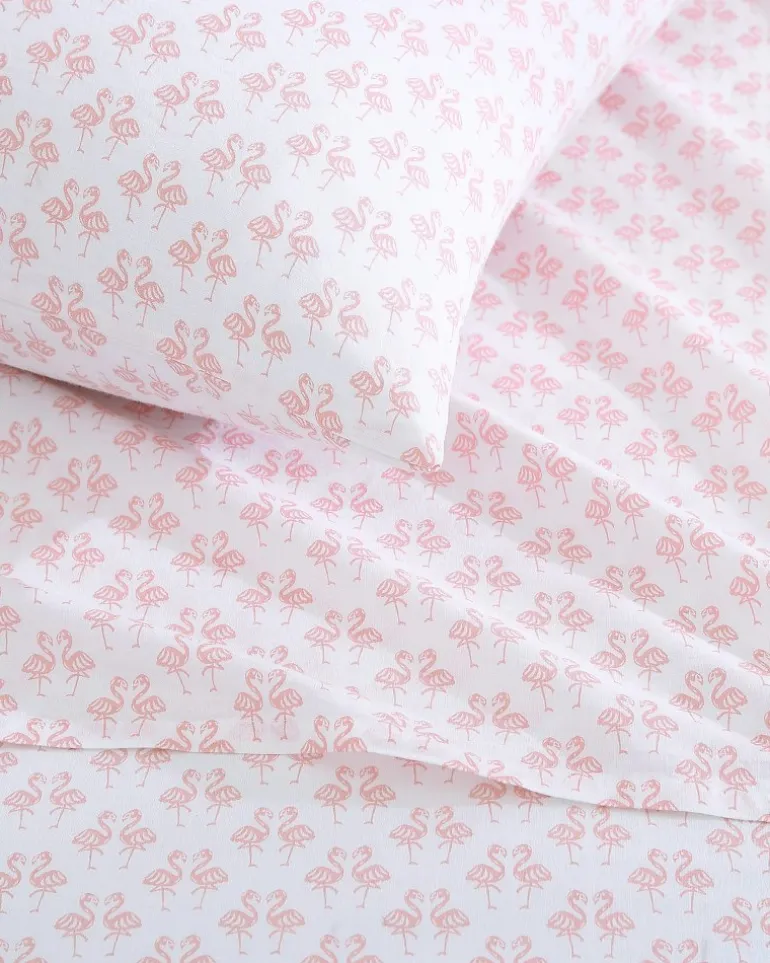 Clearance Tommy Bahama Flamingle 4-Piece King Sheet Set Pink
