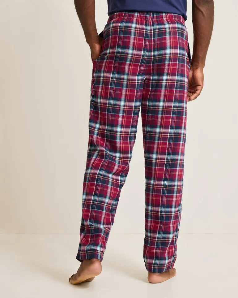 Store Tommy Bahama Flannel Plaid Pajama Pants Beet Red