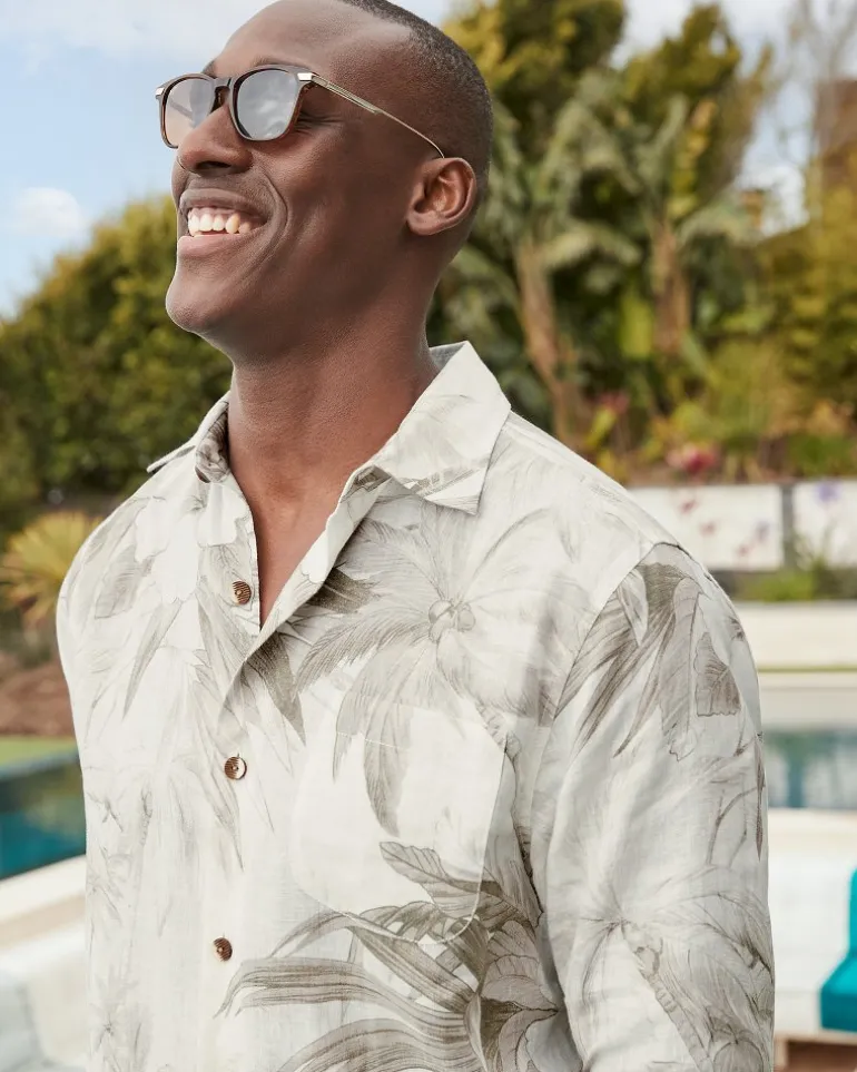flora_oasis_longsleeve_linen_shirt_4.webp Best Sale Tommy Bahama Flora Oasis Long-Sleeve Linen Shirt Pure Khaki