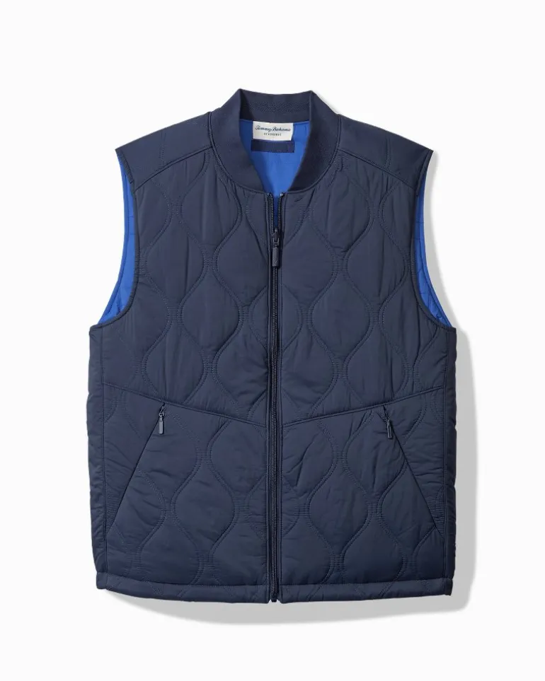 Sale Tommy Bahama Fresno Flip Reversible Vest Ocean Deep