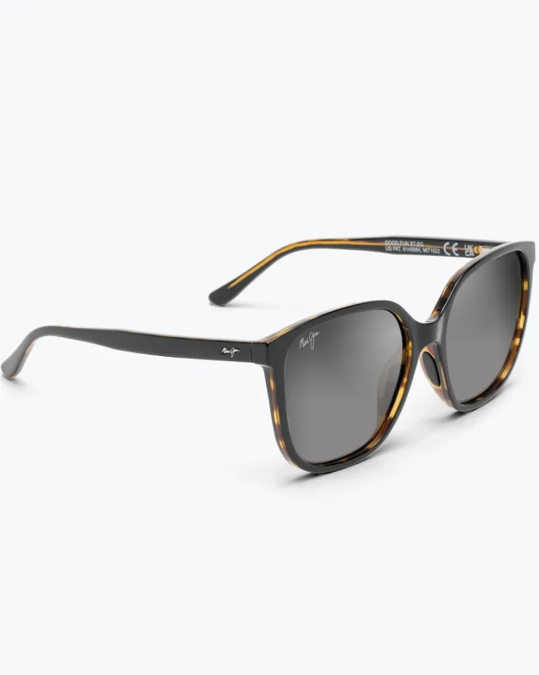 Clearance Tommy Bahama Good Fun Sunglasses by Maui Jim® Gloss Black