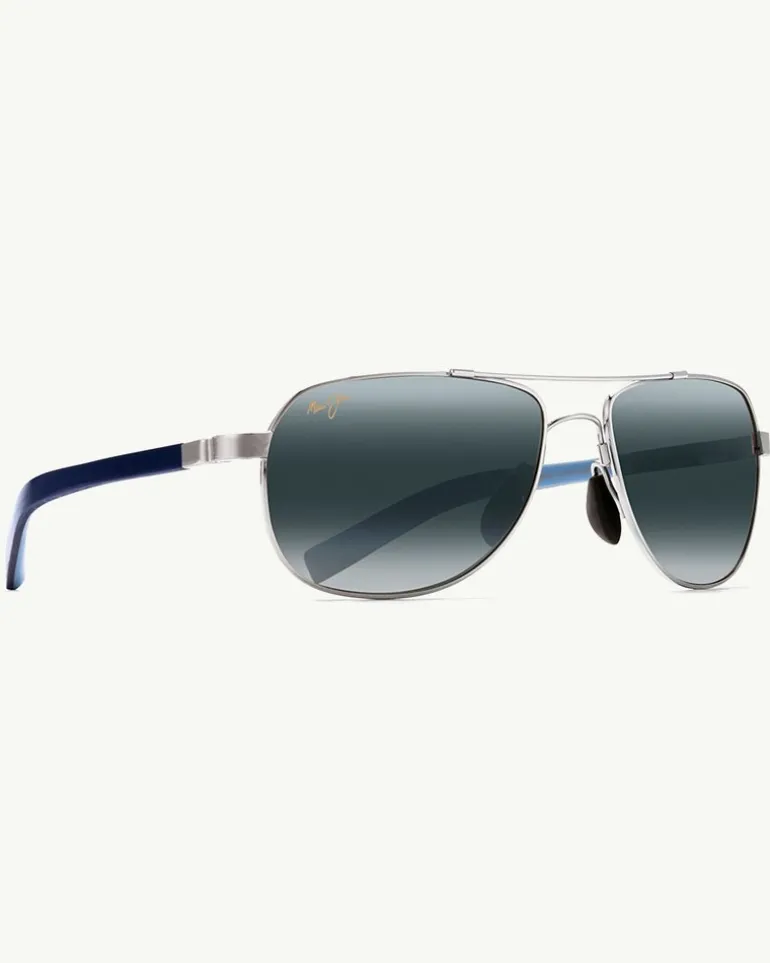 New Tommy Bahama Guardrails Sunglasses by Maui Jim® Silver