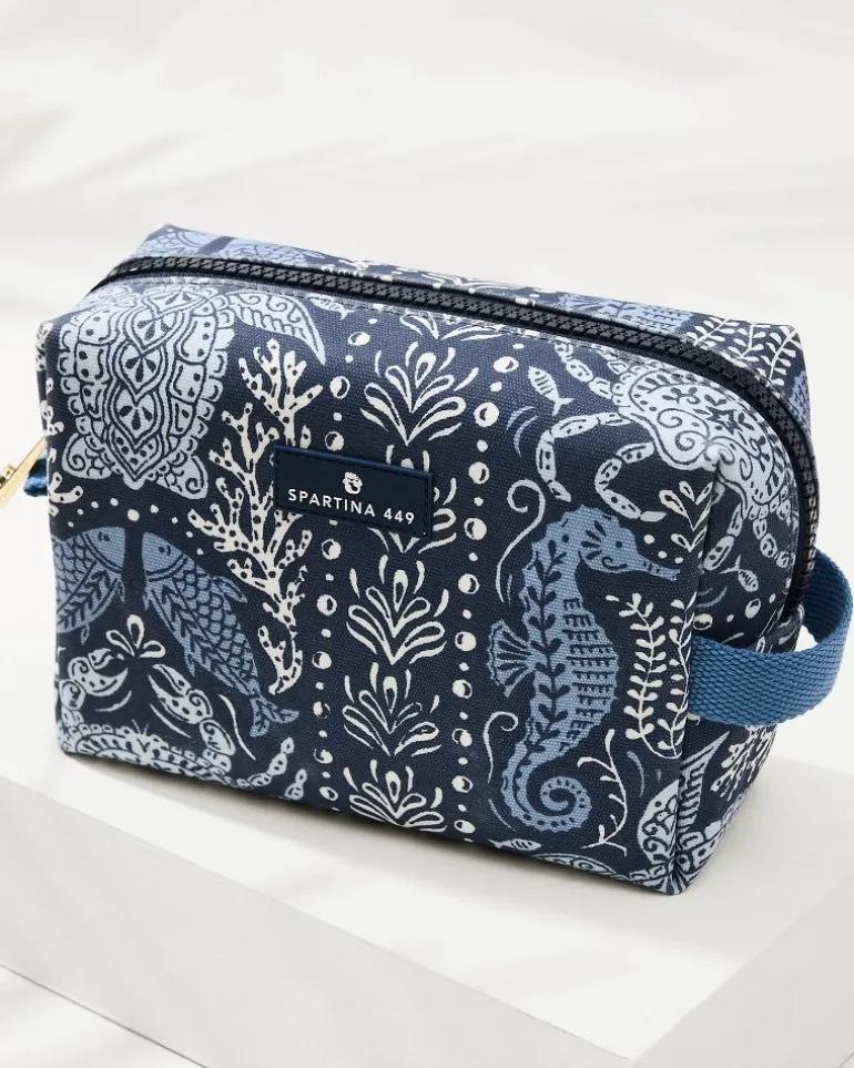 Clearance Tommy Bahama Hamilton Sealife Cosmetic Case Sea Life