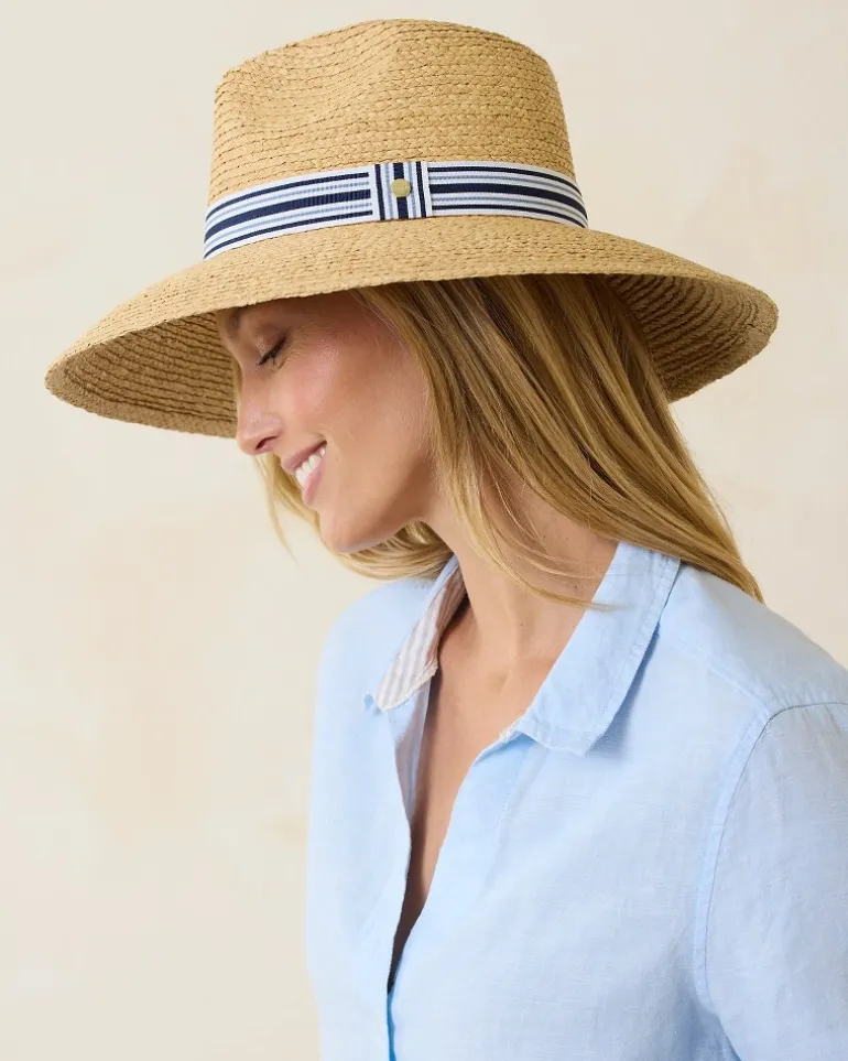 Best Sale Tommy Bahama Hampton Raffia Sun Hat Natural