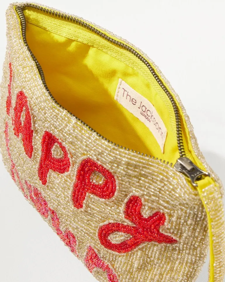 Outlet Tommy Bahama Happy Hour Beaded Clutch Gold