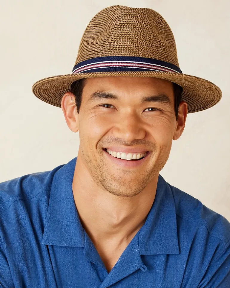 Outlet Tommy Bahama Hester Packable Braid Hat Copper