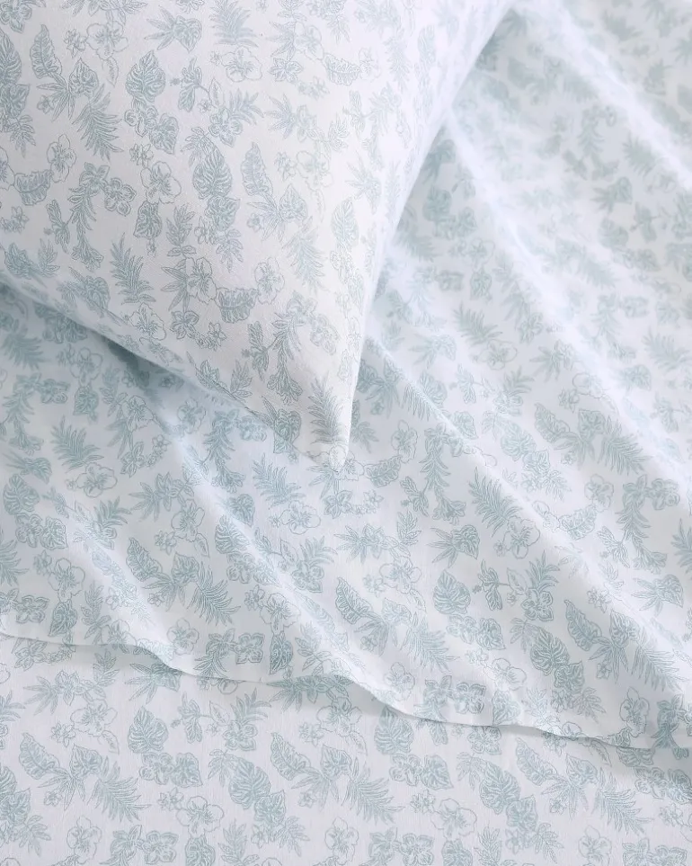 Store Tommy Bahama Hibiscus Bloom 4-Piece King Sheet Set Green