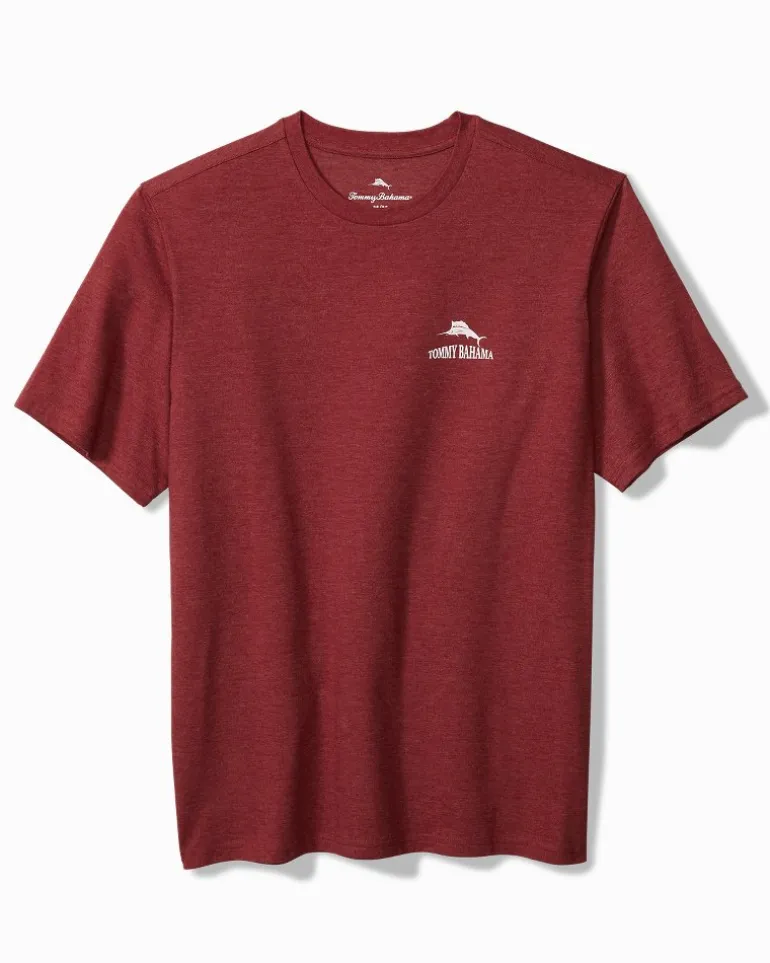 Best Sale Tommy Bahama Hoppy Brew Year Graphic T-Shirt Ruby Wine Heather
