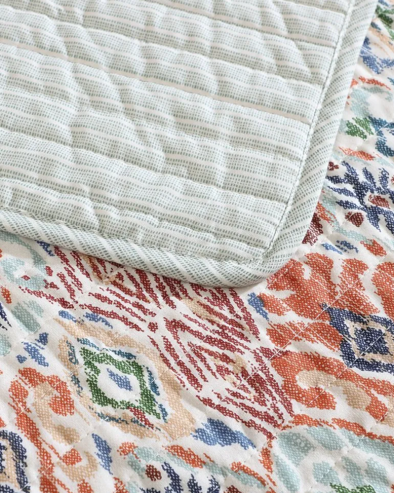 Outlet Tommy Bahama Ikat Tropics Reversible 3-Piece King Quilt Set Multicolor