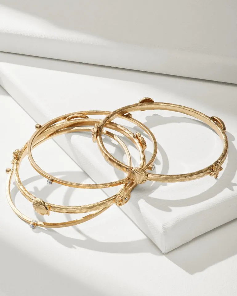 Hot Tommy Bahama Indigo Bay Sealife Bangle Set Gold
