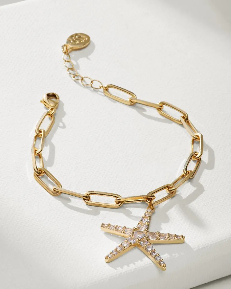 Flash Sale Tommy Bahama Indigo Bay Starfish Charm Bracelet Gold