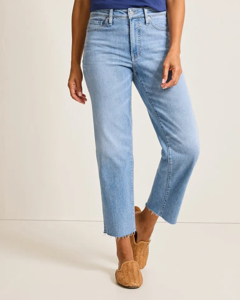 Clearance Tommy Bahama Indigo Palms™ High-Rise Cropped Straight-Leg Jeans Amalfi Coast Wash