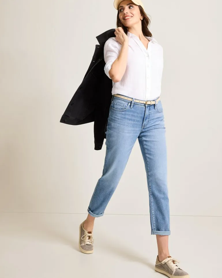 Sale Tommy Bahama Indigo Palms™ Mid-Rise Slim Boyfriend Jeans Amalfi Coast Wash