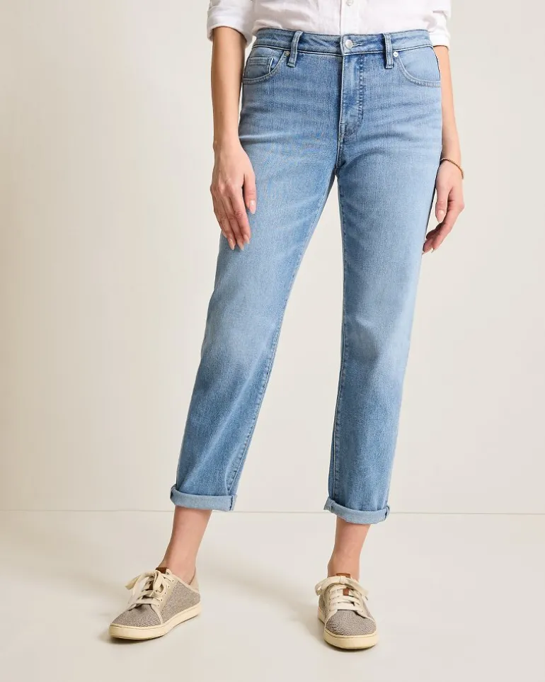 Sale Tommy Bahama Indigo Palms™ Mid-Rise Slim Boyfriend Jeans Amalfi Coast Wash