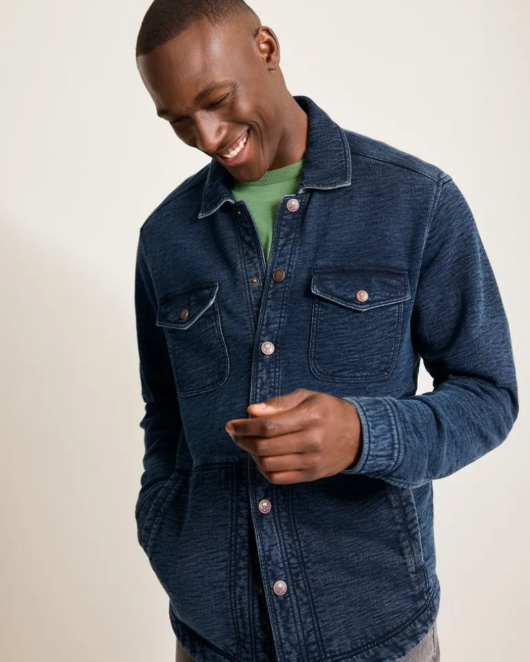 Clearance Tommy Bahama Paradise CPO Shirt Jacket Indigo