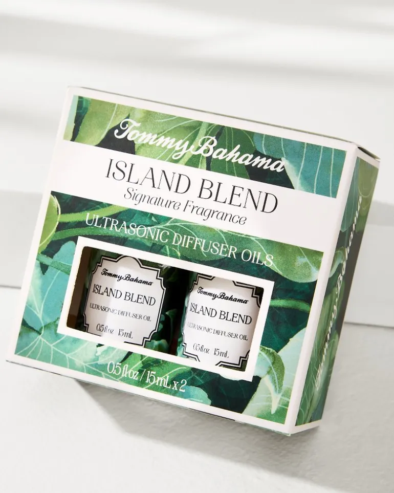 Flash Sale Tommy Bahama Ceramic Pineapple Diffuser Oil Refill Set Island Blend