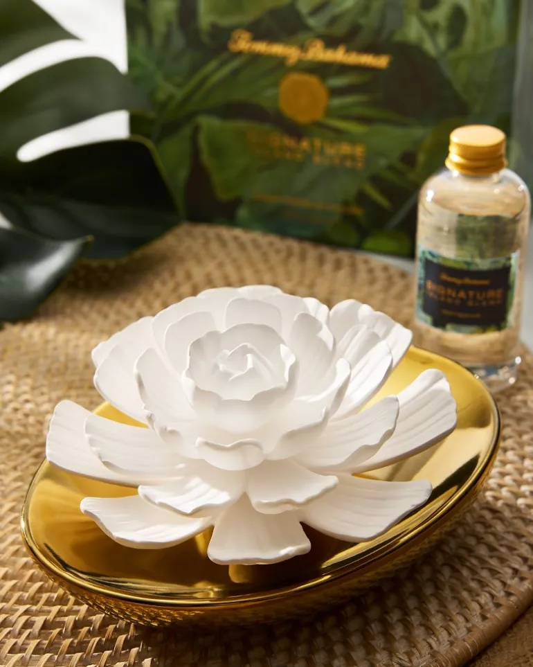 Shop Tommy Bahama Porcelain Flower Diffuser Island Blend