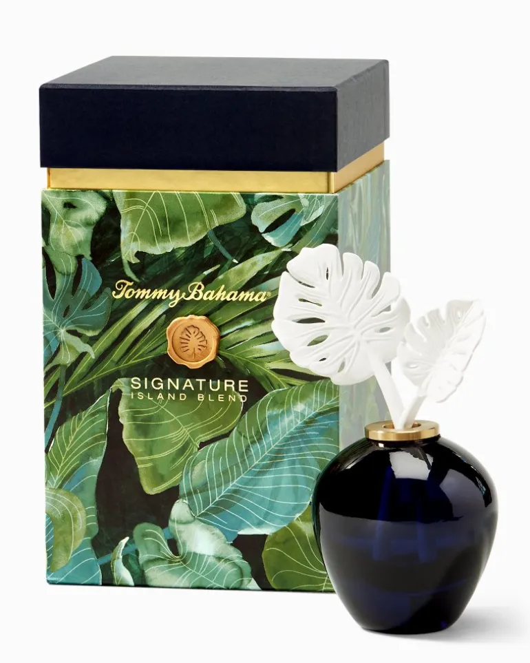 Hot Tommy Bahama Villa Fronds Porcelain Leaf Diffuser Island Blend