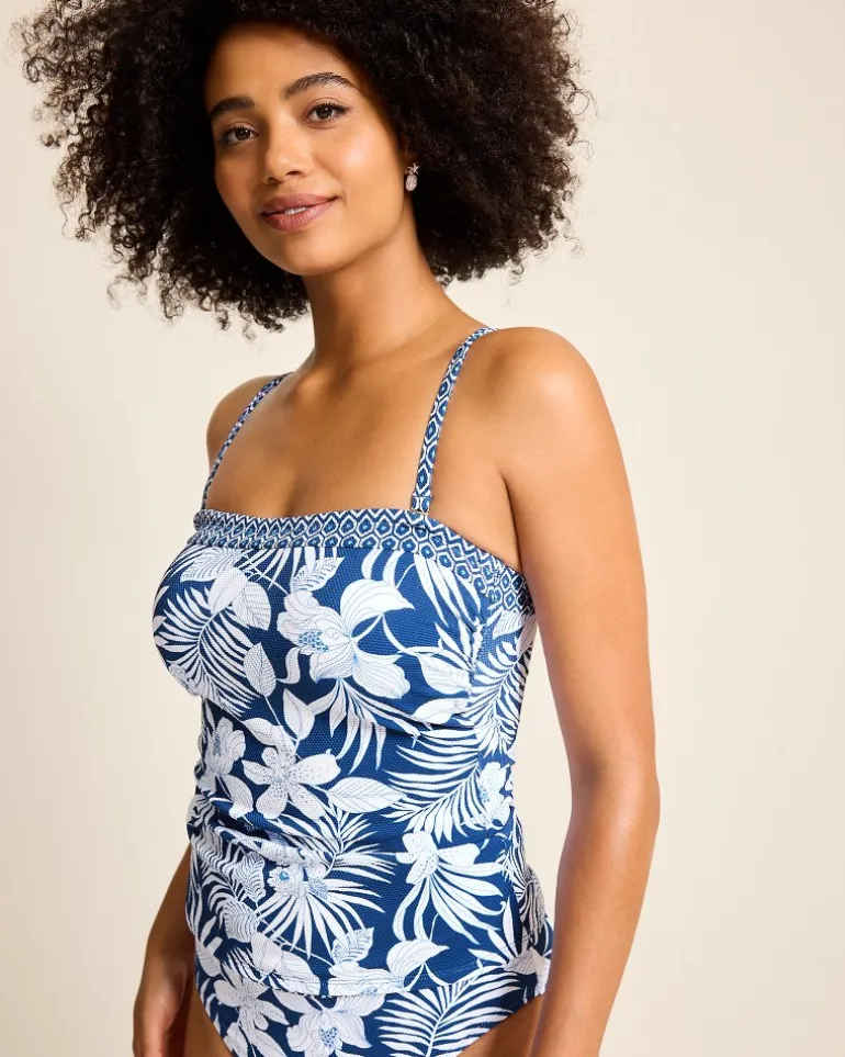 Outlet Tommy Bahama Island Cays Blooms Bandini Top Indigo Tide