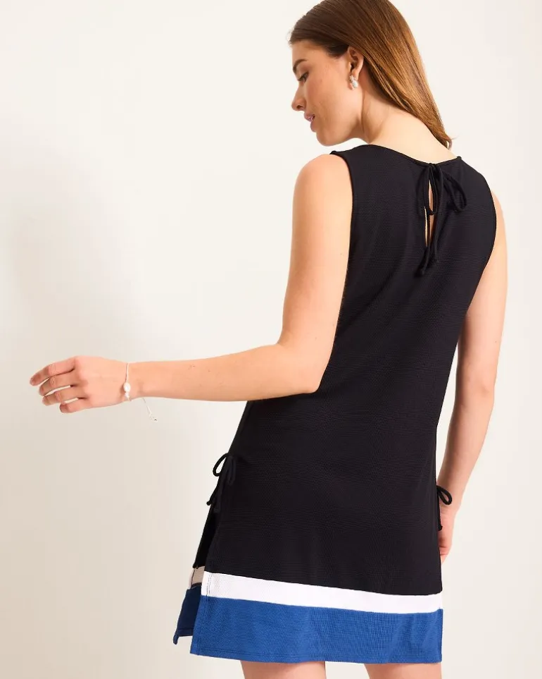 Fashion Tommy Bahama Island Cays Colorblock Beach Romper Indigo Tide