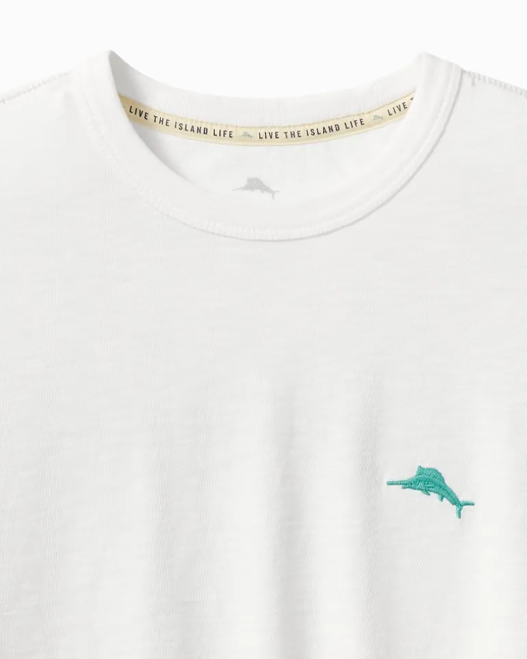 Fashion Tommy Bahama Island Destination Short-Sleeve Lux T-Shirt White