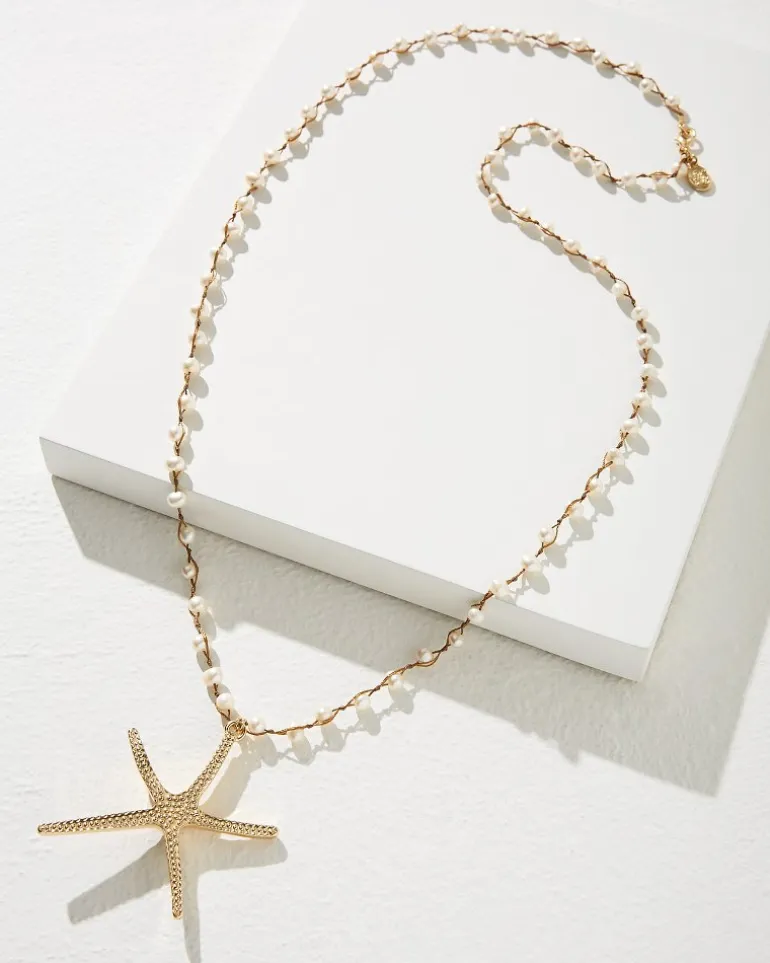 Cheap Tommy Bahama Island Essence Starfish Pendant Necklace Gold