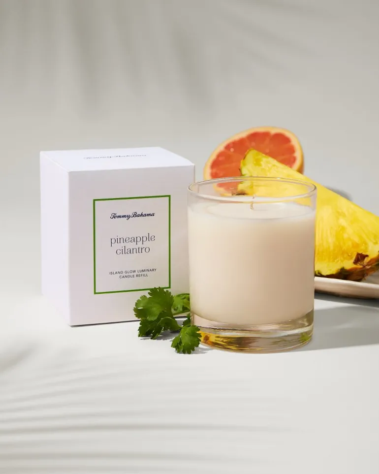 Outlet Tommy Bahama Island Glow Luminary Candle Refill - Pineapple Cilantro