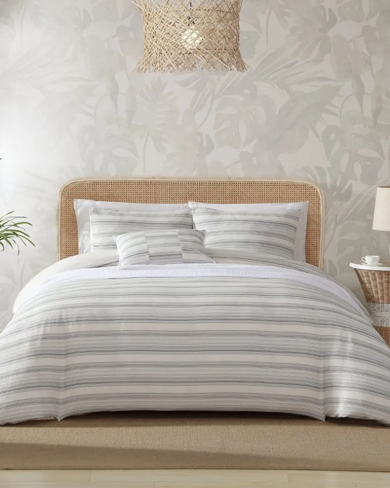 Fashion Tommy Bahama Island Micro Waffle 4-Piece Full/Queen Comforter Set Coconut