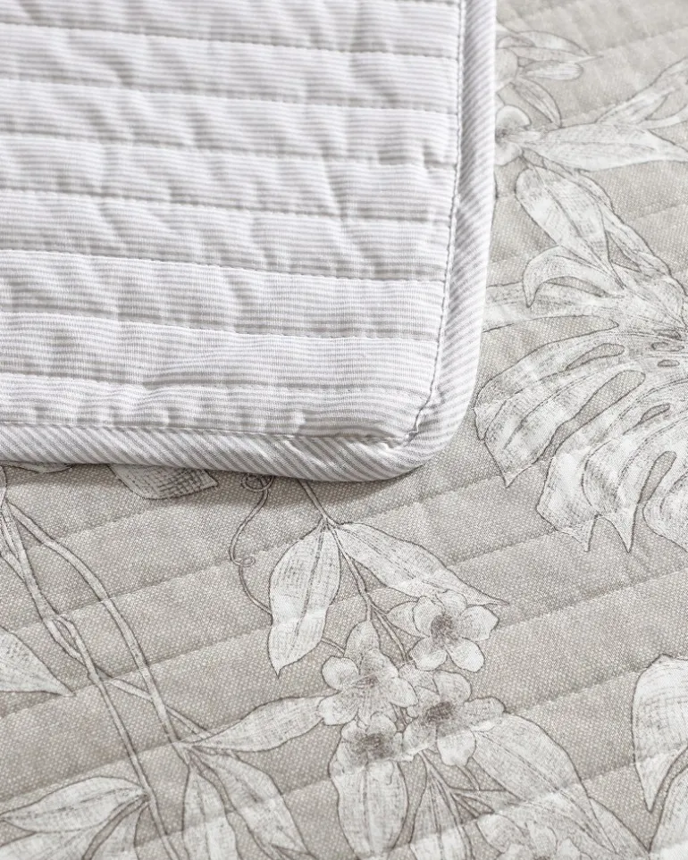 Online Tommy Bahama Jungle Toile Reversible 3-Piece King Quilt Set Beige