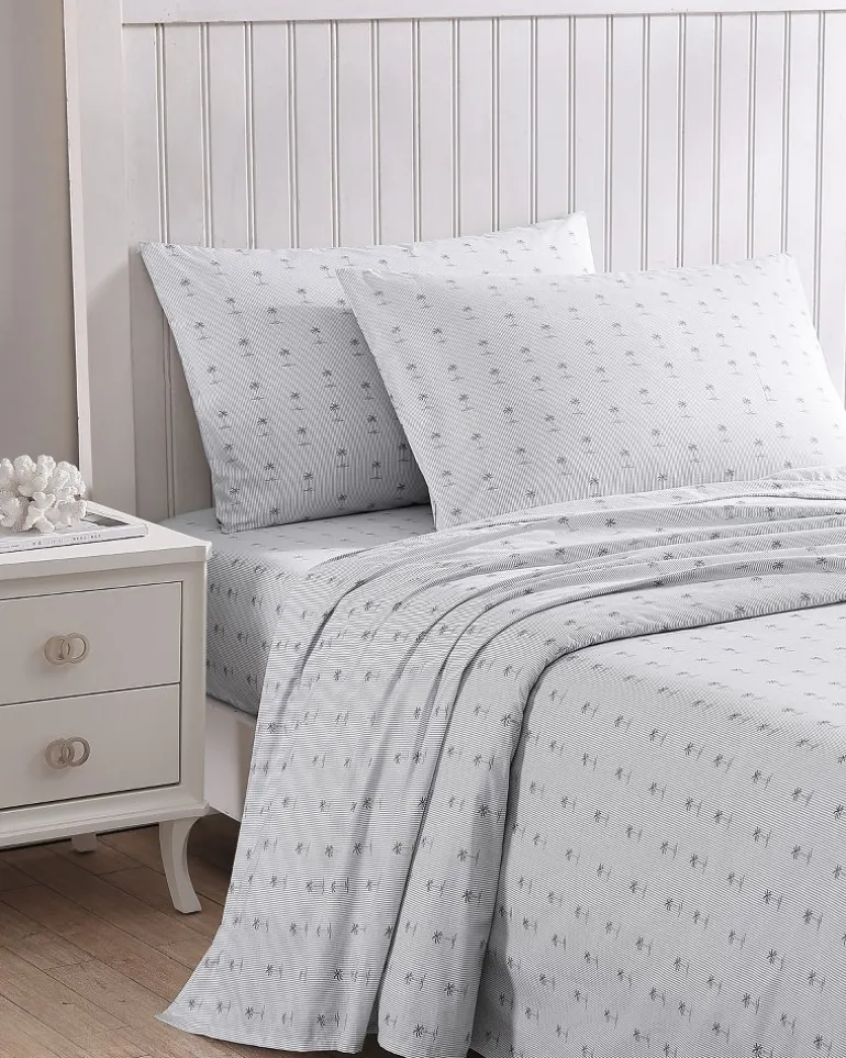Fashion Tommy Bahama Kew Palms 4-Piece King Sheet Set Grey