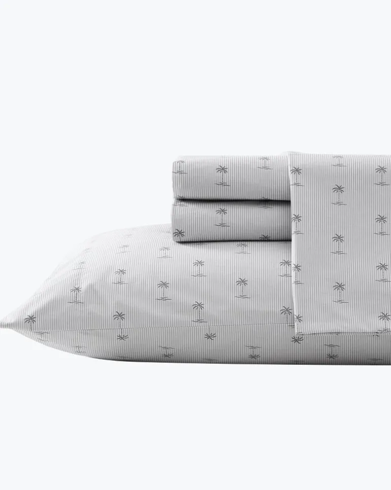 Fashion Tommy Bahama Kew Palms 4-Piece King Sheet Set Grey