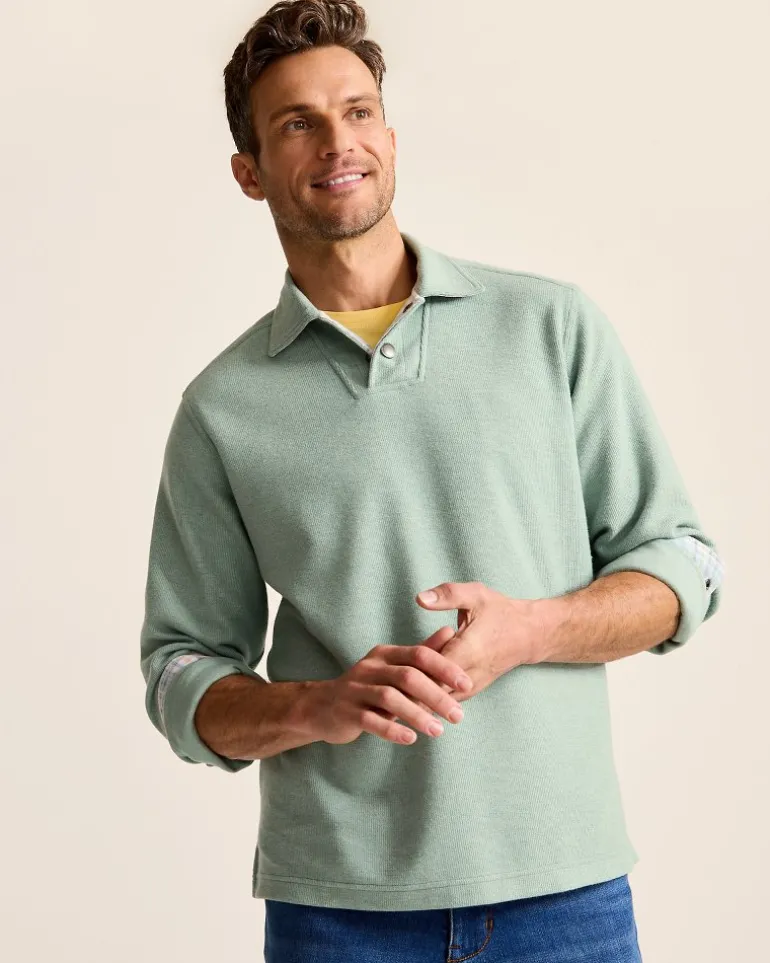 Store Tommy Bahama Las Arias Sweatshirt Polo Azure Water Heather