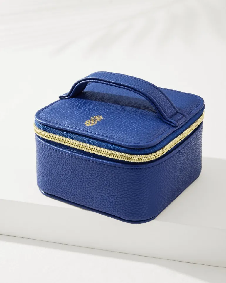 Sale Tommy Bahama Leah Travel Jewelry Case With Pouch Navy
