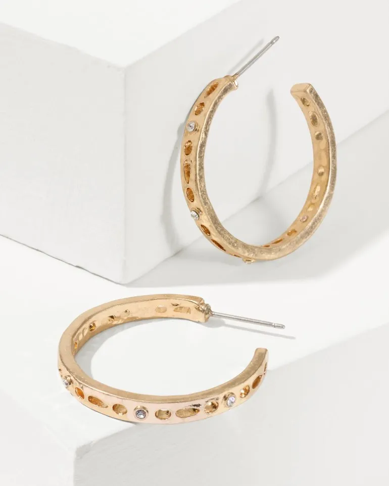 Best Tommy Bahama Madeira Large Hoop Earrings Gold