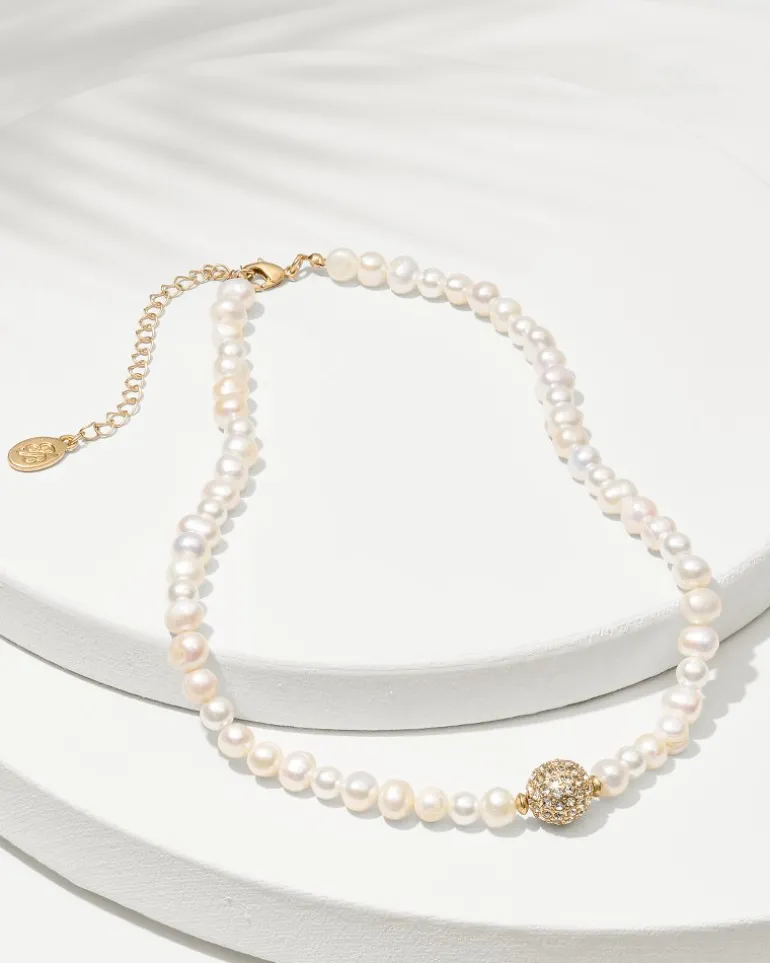 Sale Tommy Bahama Madeira Pearl Pendant Necklace Gold