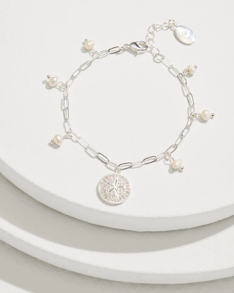 Fashion Tommy Bahama Marco Island Starfish Charm Bracelet Silver