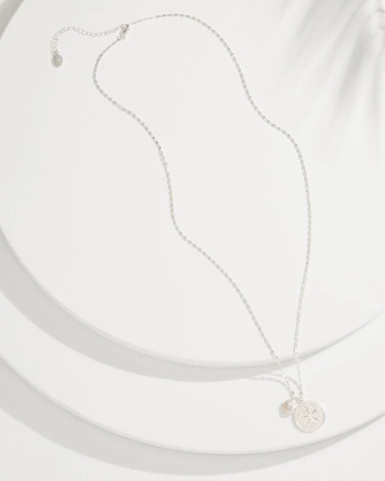 Best Sale Tommy Bahama Marco Island Starfish Pendant Necklace Silver