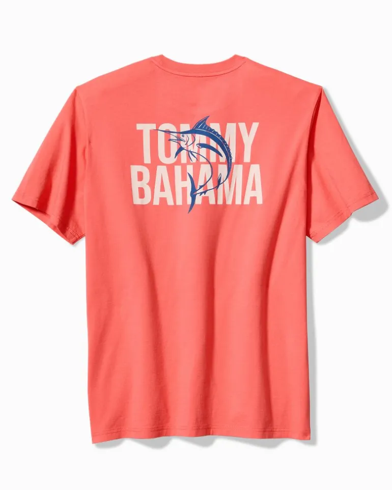 Store Tommy Bahama Marlin Driver Graphic T-Shirt Dubarry Coral
