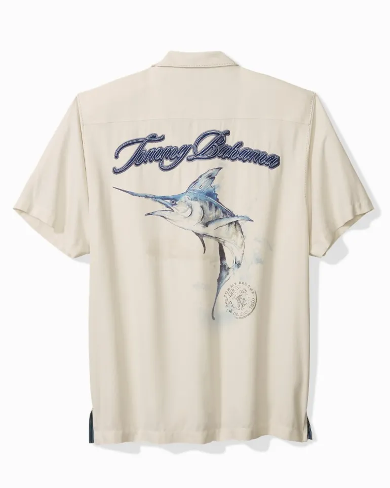 Discount Tommy Bahama Marlin Paradise Silk Camp Shirt Continental